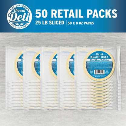 50 x Roasted Turk'y (8 oz packs) - Vegan America