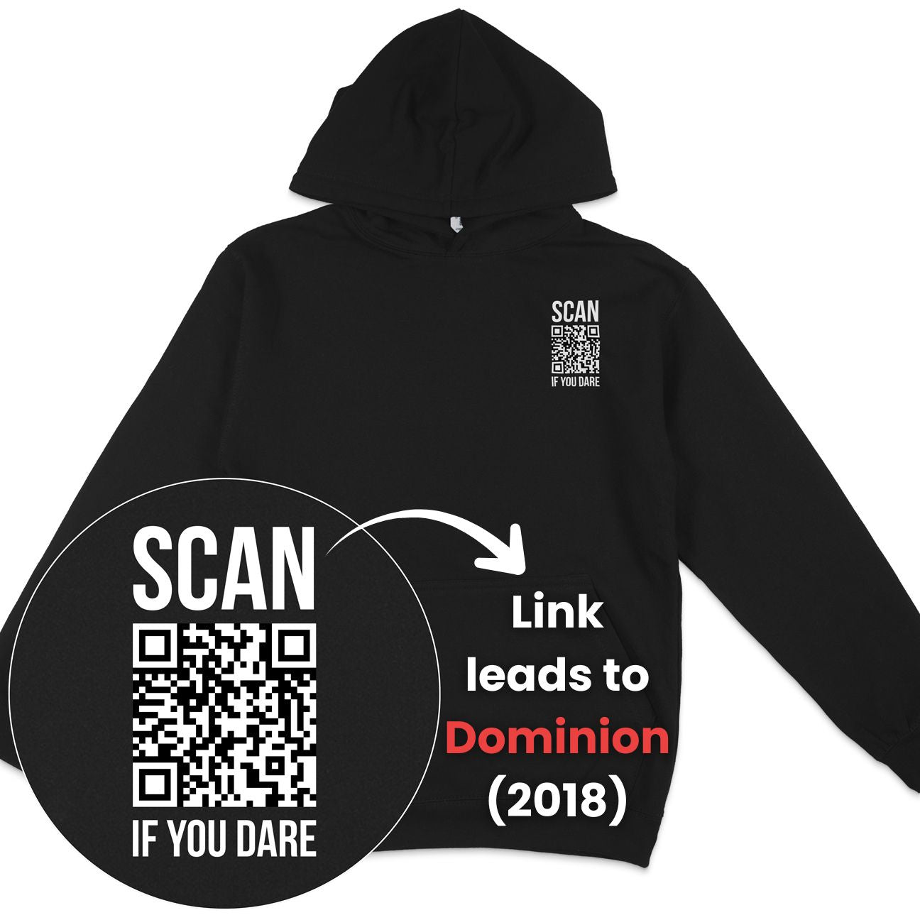 Watch Dominion QR Code Hoodie