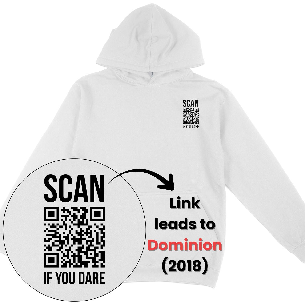 Watch Dominion QR Code Hoodie
