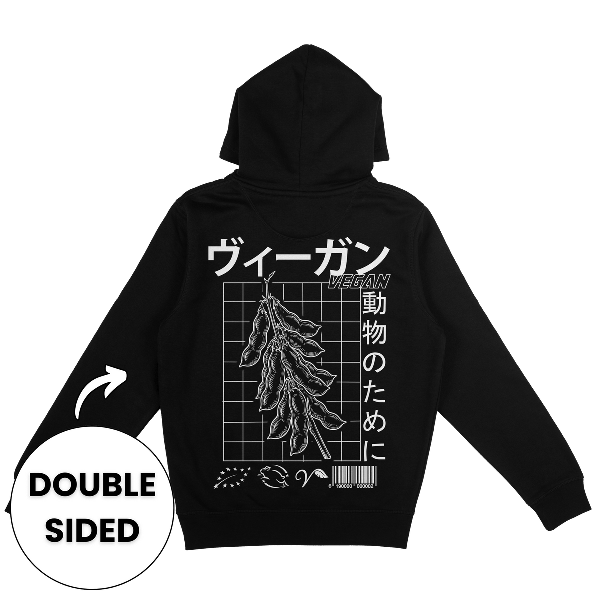 Japanese Vegan Streetwear Hoodie - Vegan America