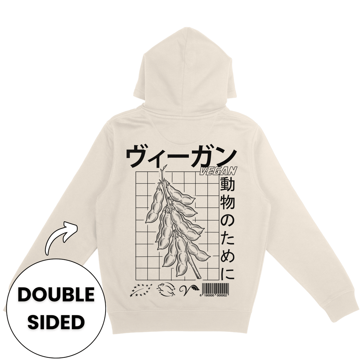 Japanese Vegan Streetwear Hoodie - Vegan America