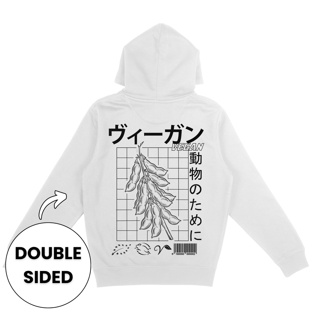 Japanese Vegan Streetwear Hoodie - Vegan America