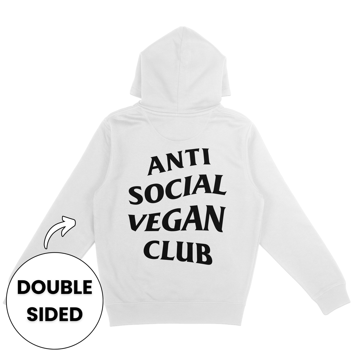 Anti Social Vegan Club Hoodie