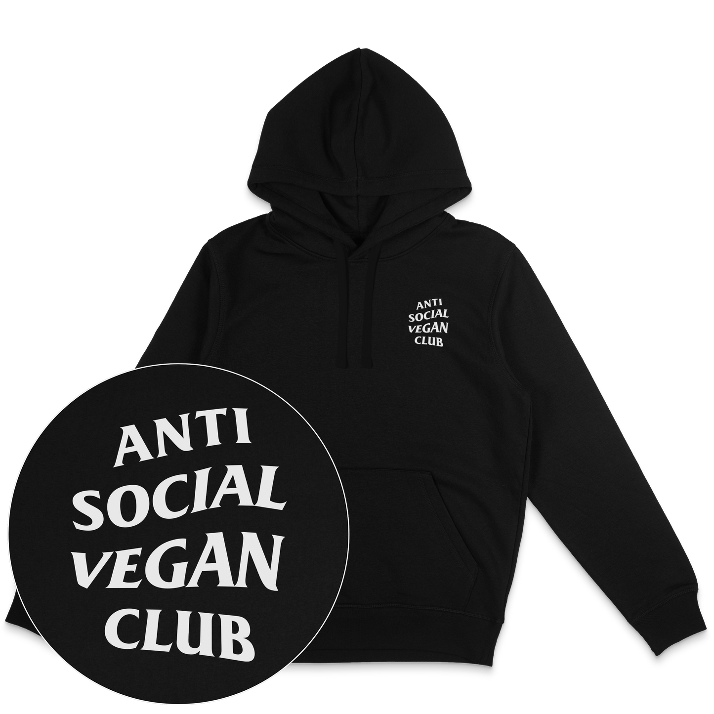 Anti Social Vegan Club Hoodie