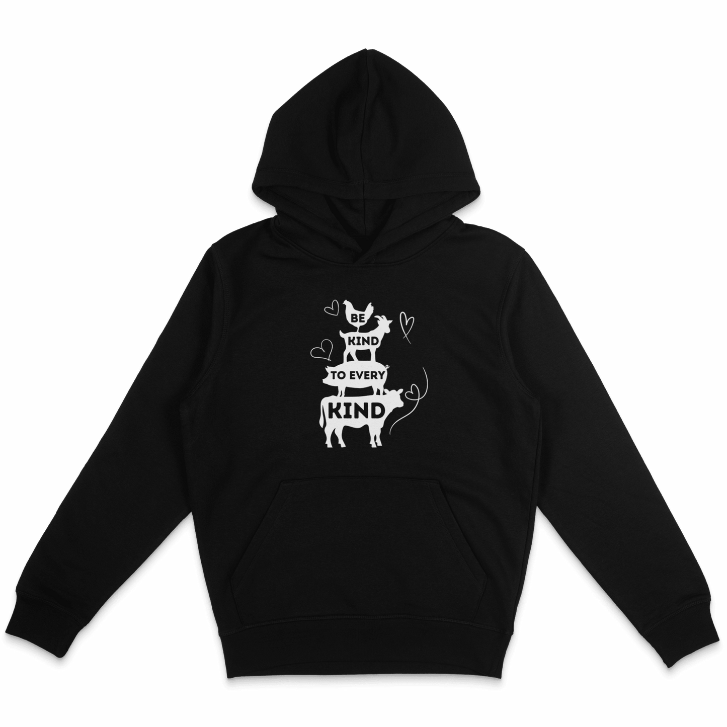 Be Kind To Every Kind Hoodie - Vegan America
