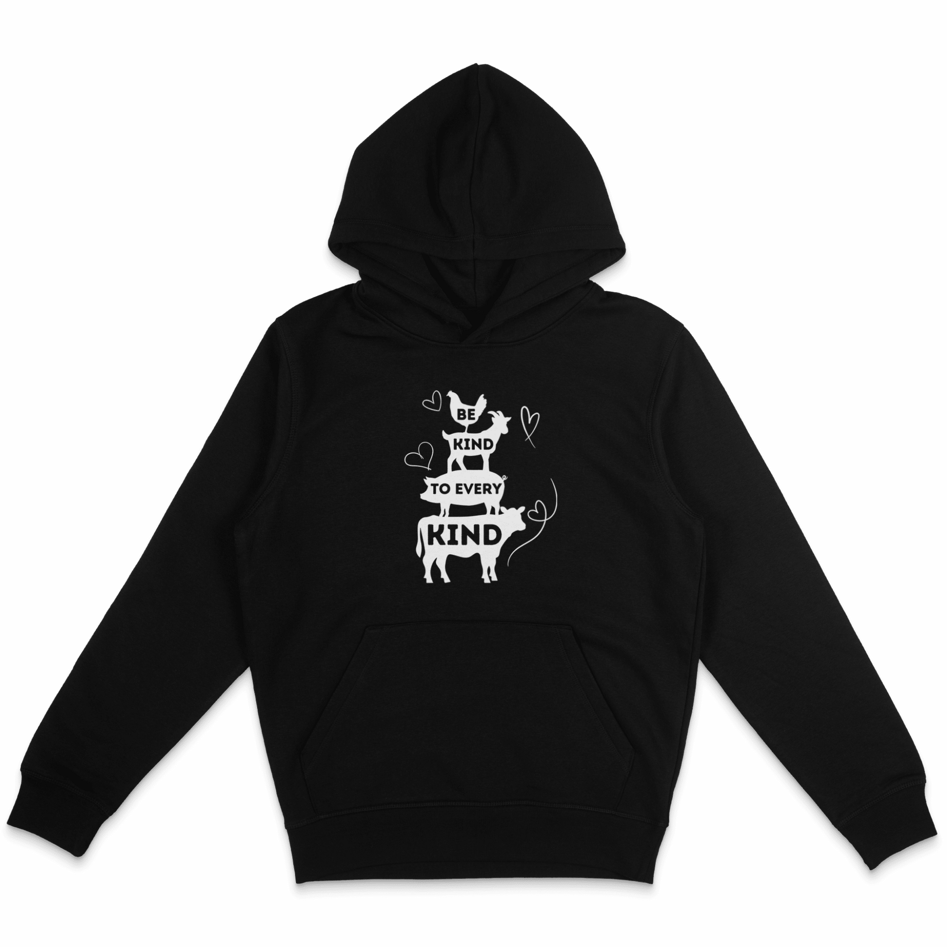 Be Kind To Every Kind Hoodie - Vegan America