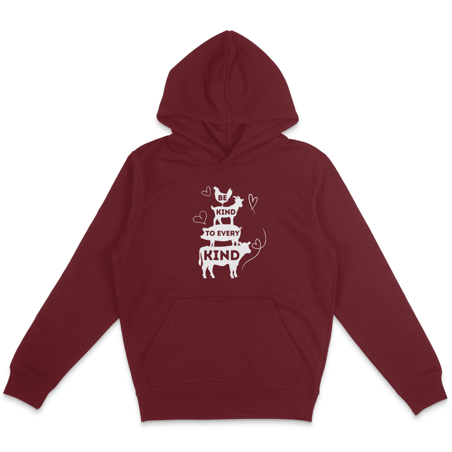 Be Kind To Every Kind Hoodie - Vegan America