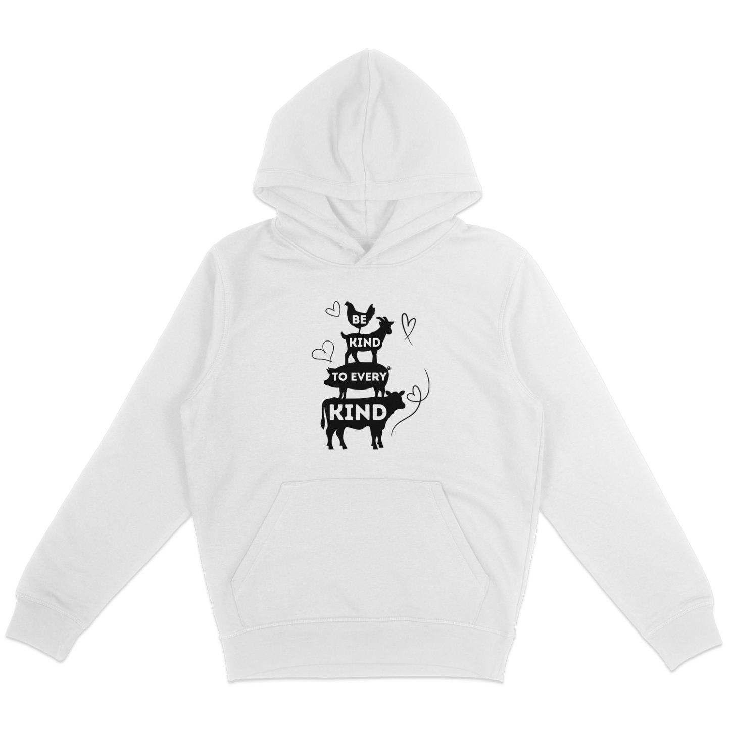 Be Kind To Every Kind Hoodie - Vegan America