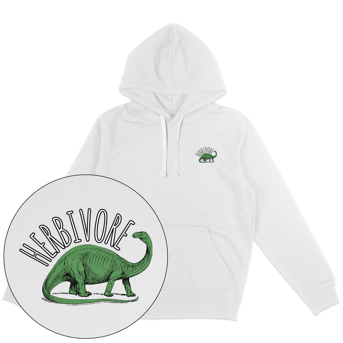 Herbivore Brontosaurus Hoodie