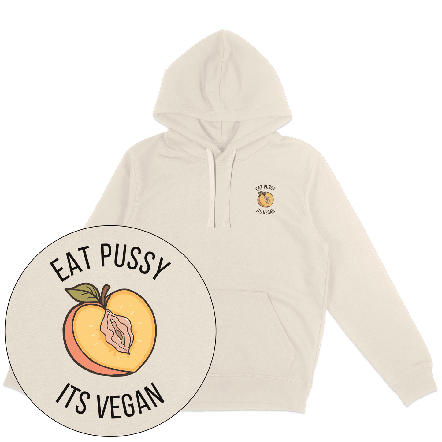 Eat Pussy It's Vegan Hoodie - Vegan America