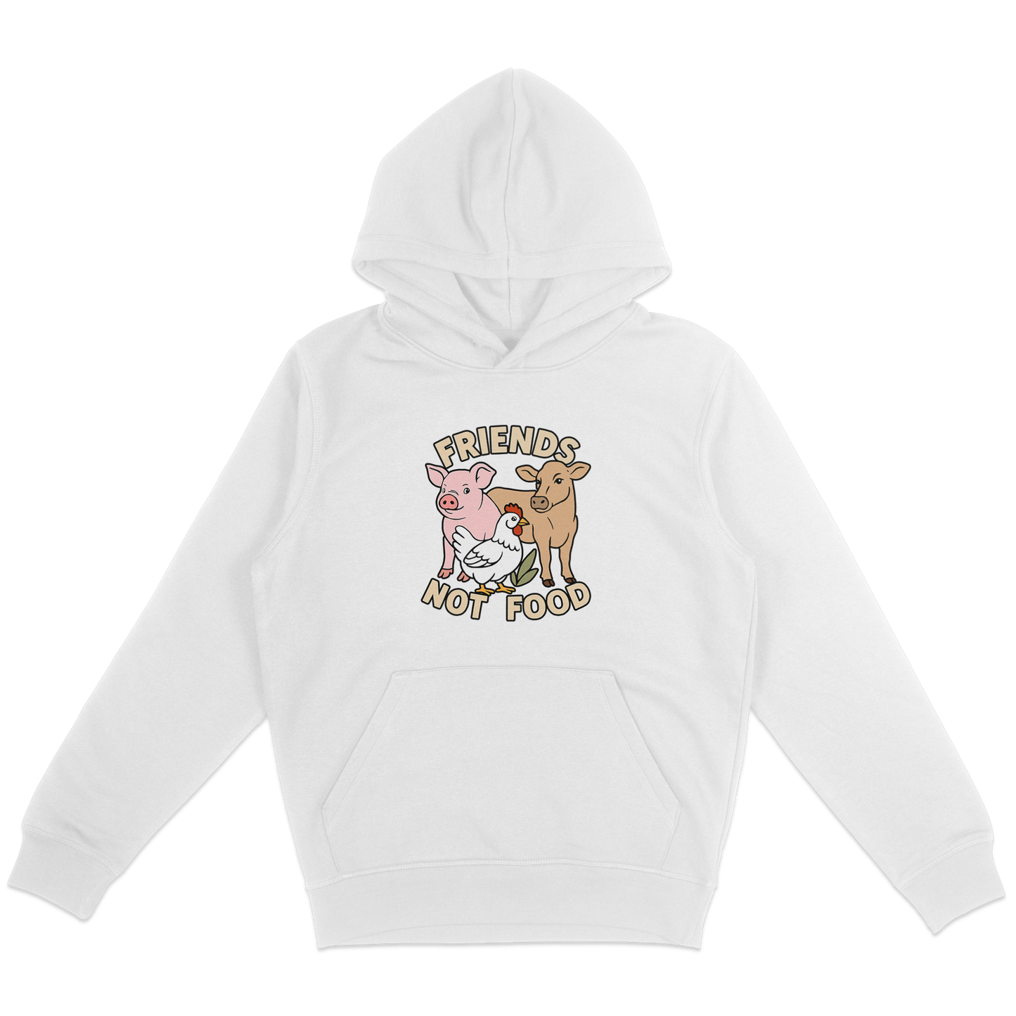 Friends Not Food Earthlings Hoodie