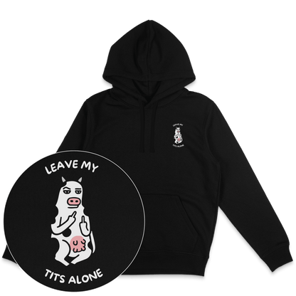Leave My Tits Alone Hoodie - Vegan America