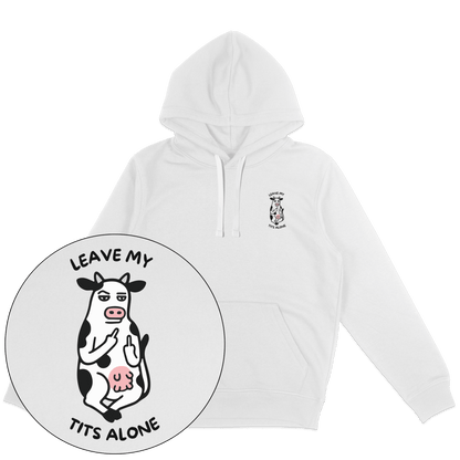 Leave My Tits Alone Hoodie - Vegan America