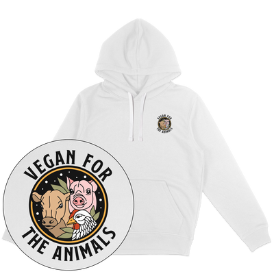 Vegan For The Animals Earthlings Hoodie - Vegan America