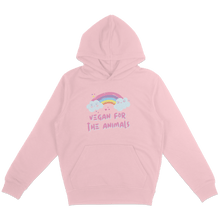 Vegan For The Animals Rainbow Hoodie - Vegan America