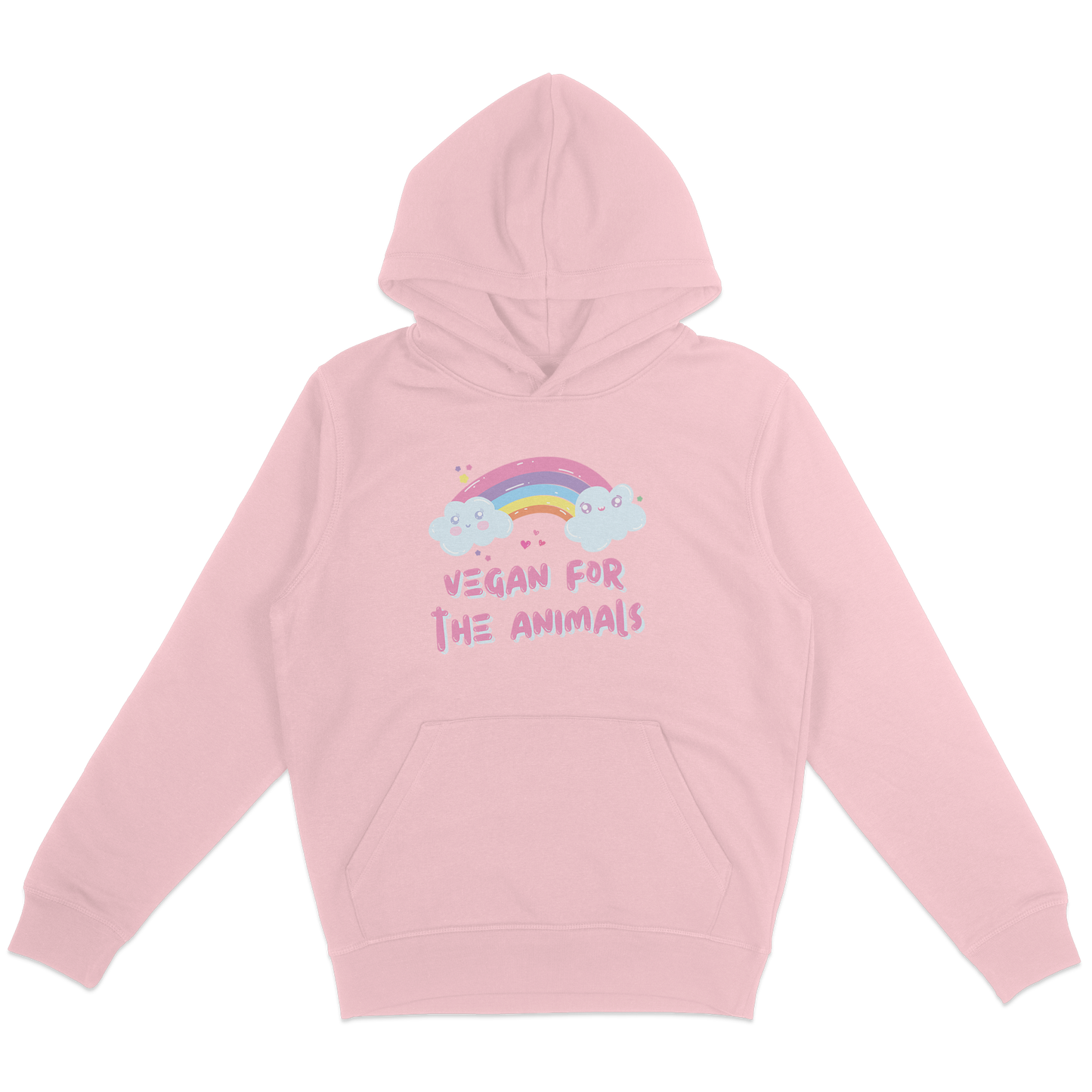 Vegan For The Animals Rainbow Hoodie