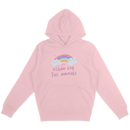 Vegan For The Animals Rainbow Hoodie