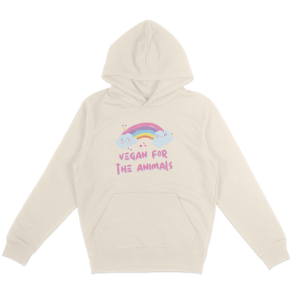 Vegan For The Animals Rainbow Hoodie
