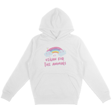 Vegan For The Animals Rainbow Hoodie