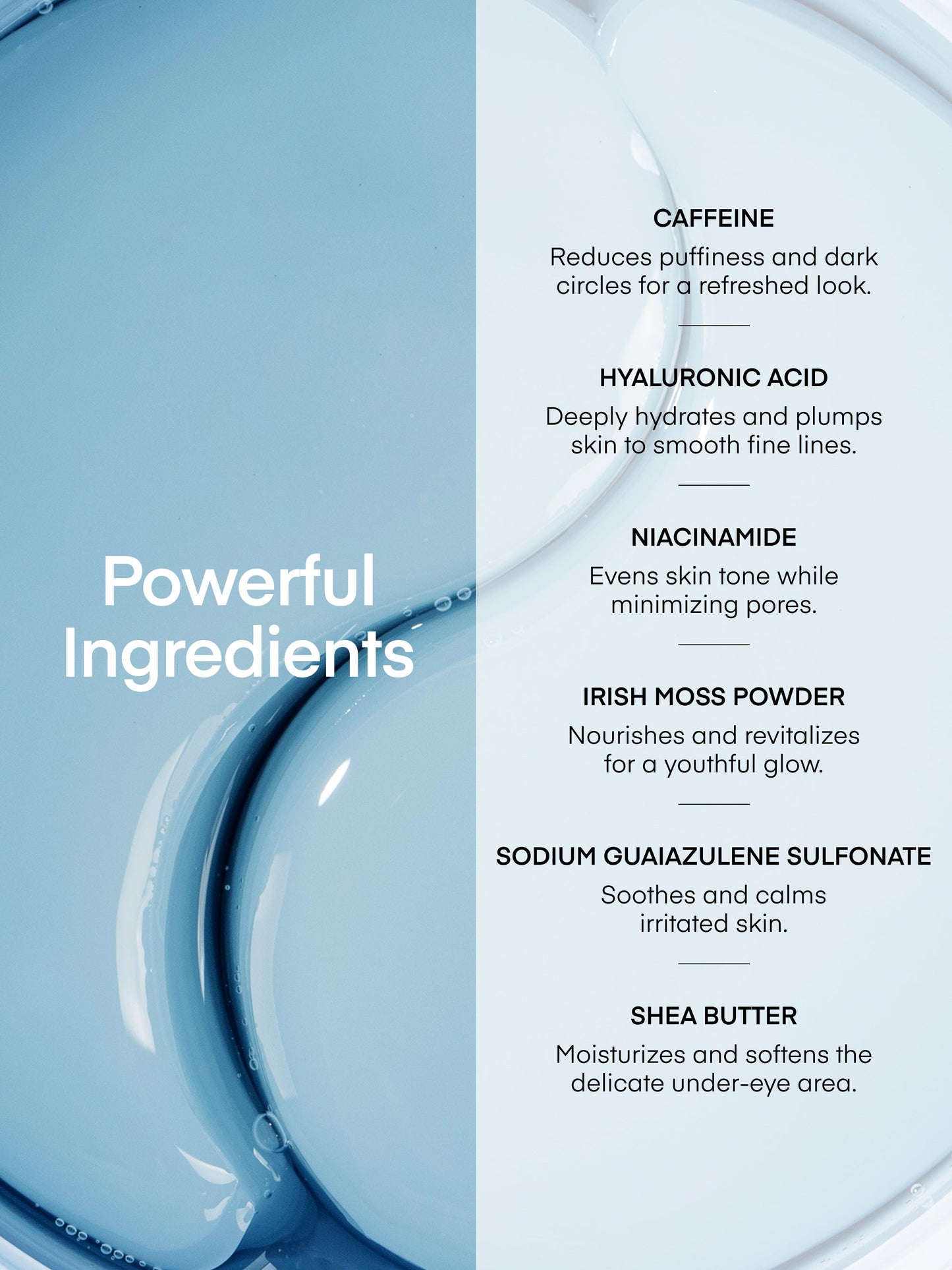 Caffeine & Hyaluronic Acid Eye Gel Patch