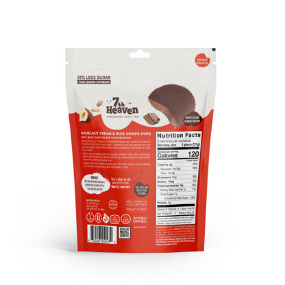 Hazelnut Cream & Rice Crisps Cups (5-Pack)