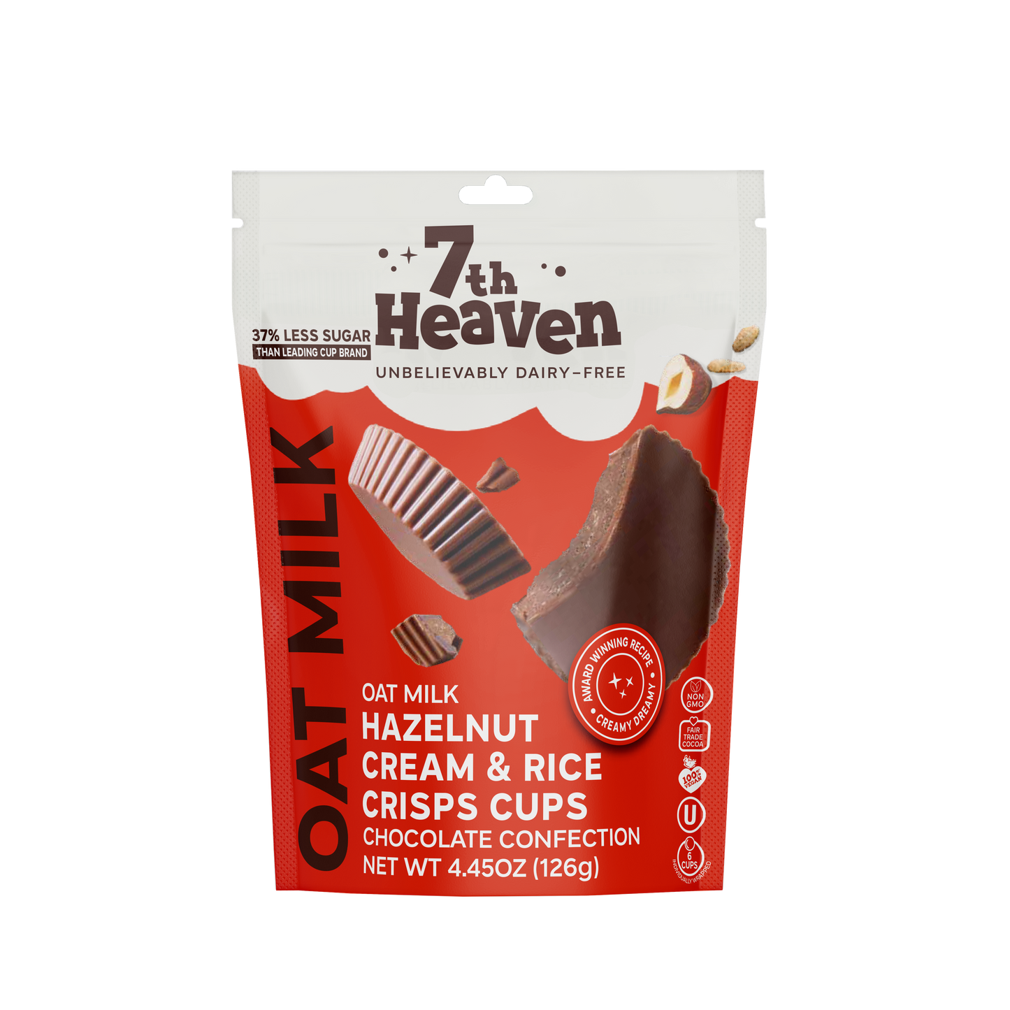 Hazelnut Cream & Rice Crisps Cups (5-Pack)
