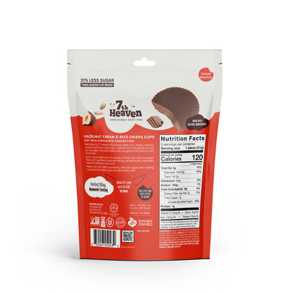 Hazelnut Cream & Rice Crisps Cups  (bag of 5)