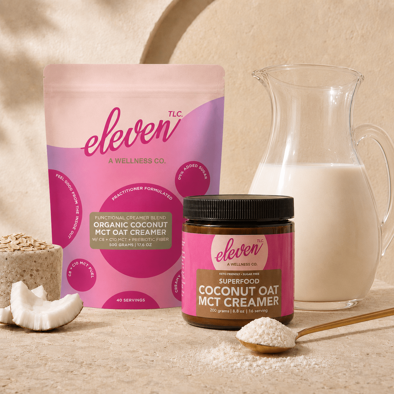 Organic Coconut Oat MCT Creamer | Metabolic Energy & Cognitive Focus - Vegan America