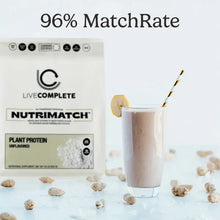 LiveComplete NutriMatch™ Plant Protein | CASE PACK 8 units | Unflavored | 20 Servings | 20g Clean Vegan Protein Powder with 96% Match Rate