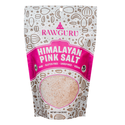 RawGuru Himalayan Pink Crystal Salt - 16 oz - Vegan America