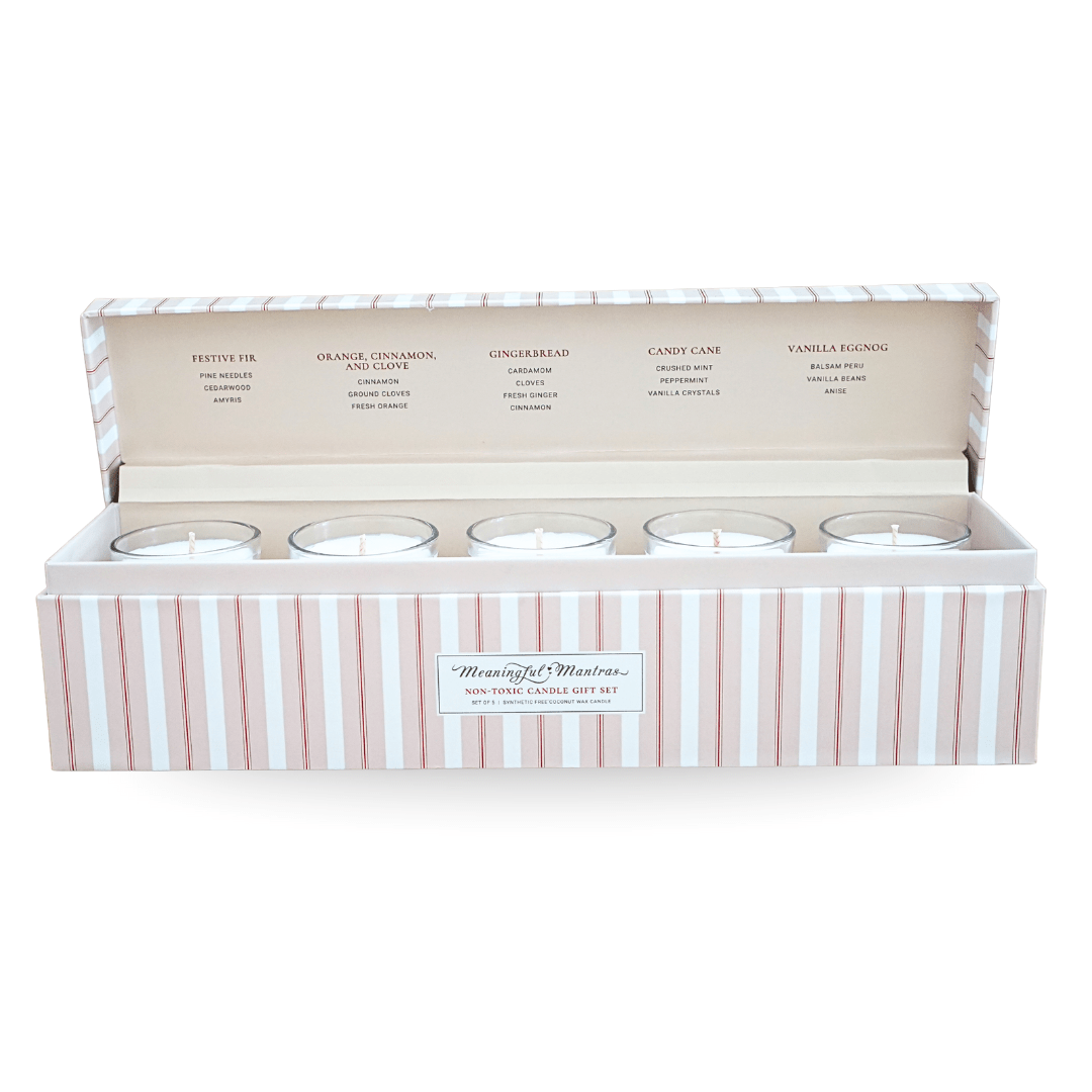 Holiday Cheer 5 - Piece Candle Gift Set - Vegan America