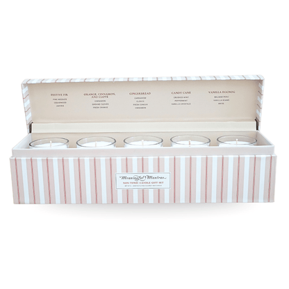 Holiday Cheer 5 - Piece Candle Gift Set - Vegan America