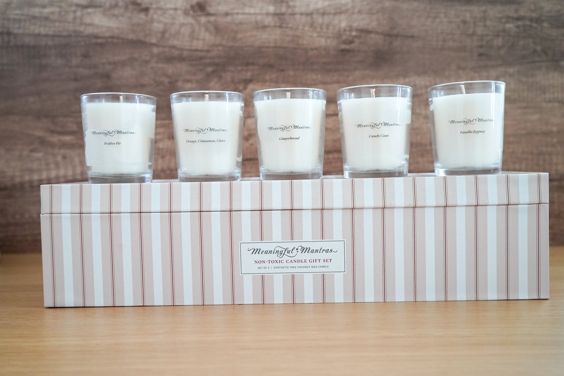 Holiday Cheer 5 - Piece Candle Gift Set - Vegan America