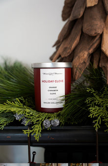 Holiday Clove Natural Candle 10oz Shiloh Collection