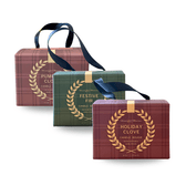 Holiday Ornament Candle Trio 4oz Natural Candle Ellie Collection - Vegan America