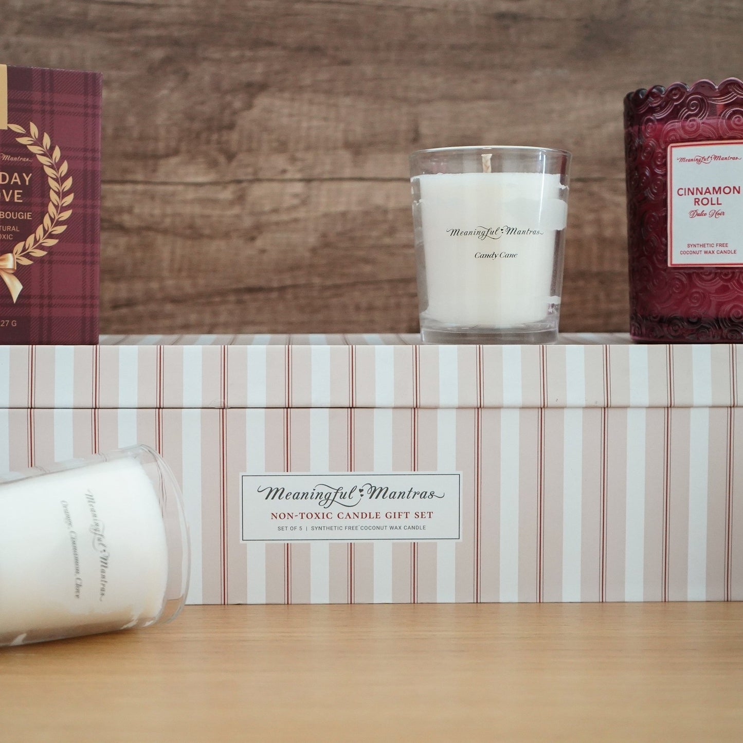 Holiday Cheer 5 - Piece Candle Gift Set - Vegan America