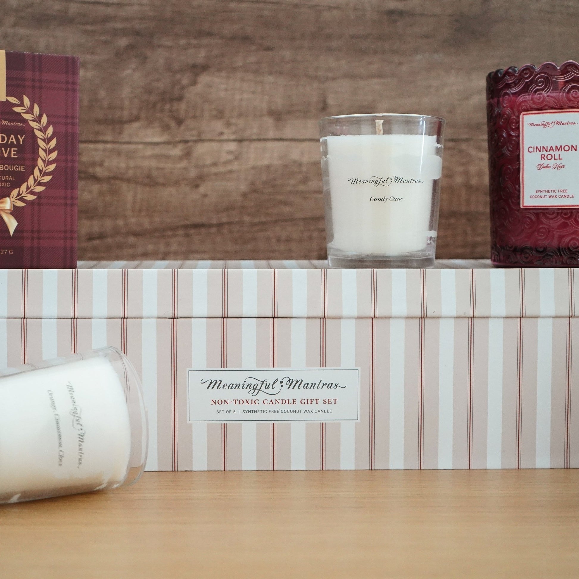 Holiday Cheer 5 - Piece Candle Gift Set - Vegan America