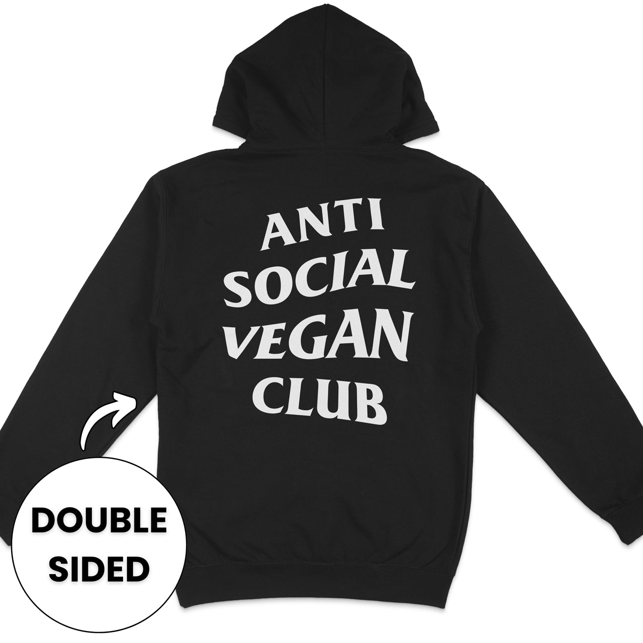 Anti Social Vegan Club Hoodie
