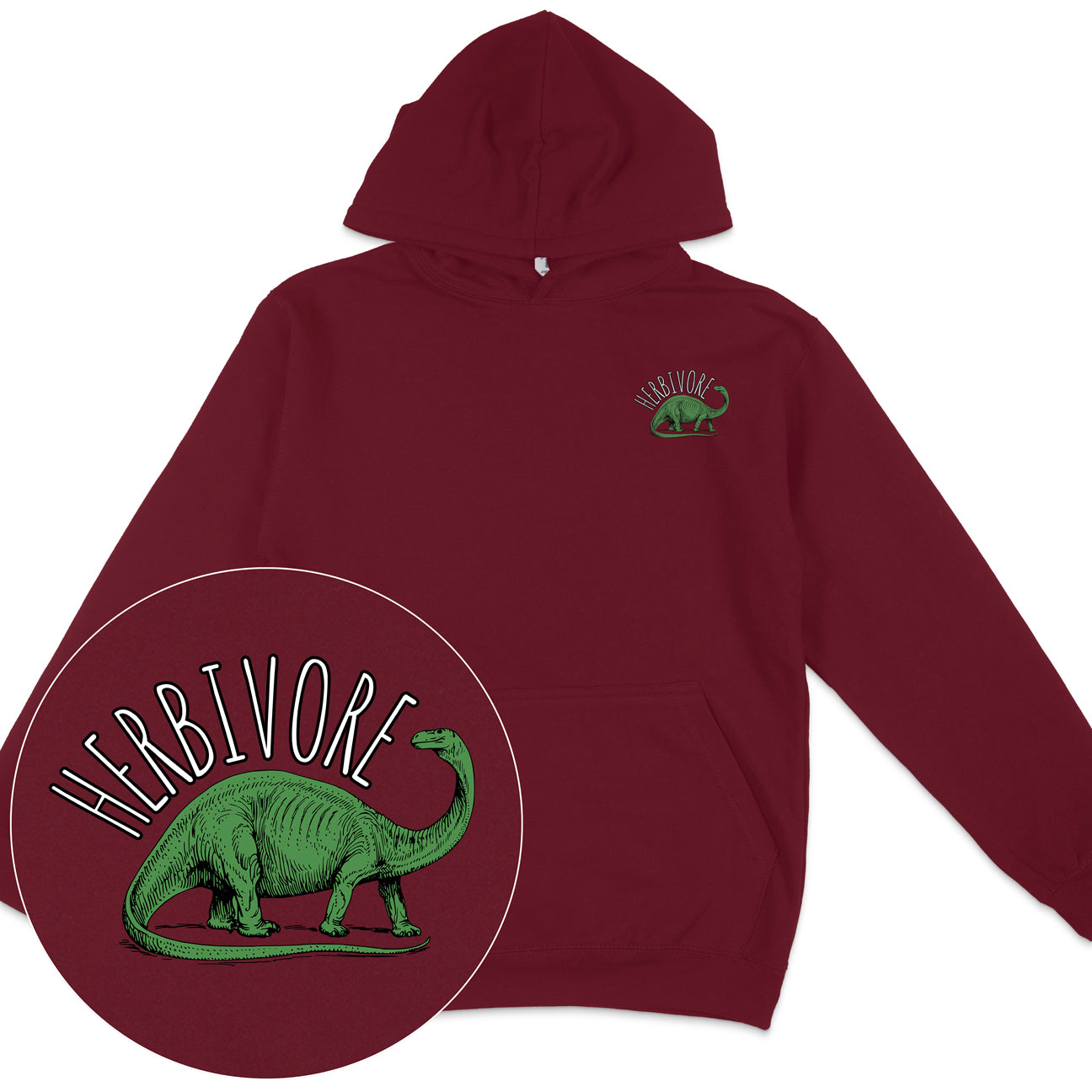 Herbivore Brontosaurus Hoodie