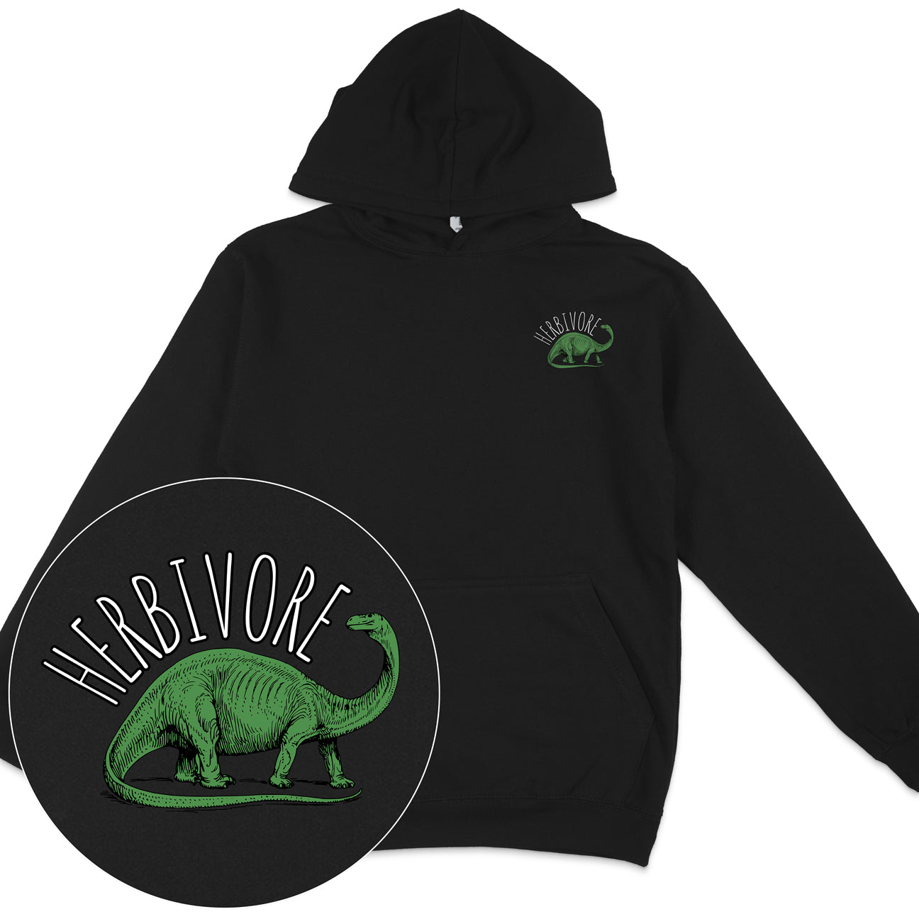 Herbivore Brontosaurus Hoodie