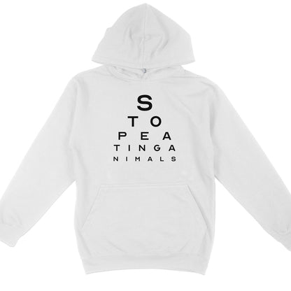 Stop Eating Animals Eye Exam Hoodie