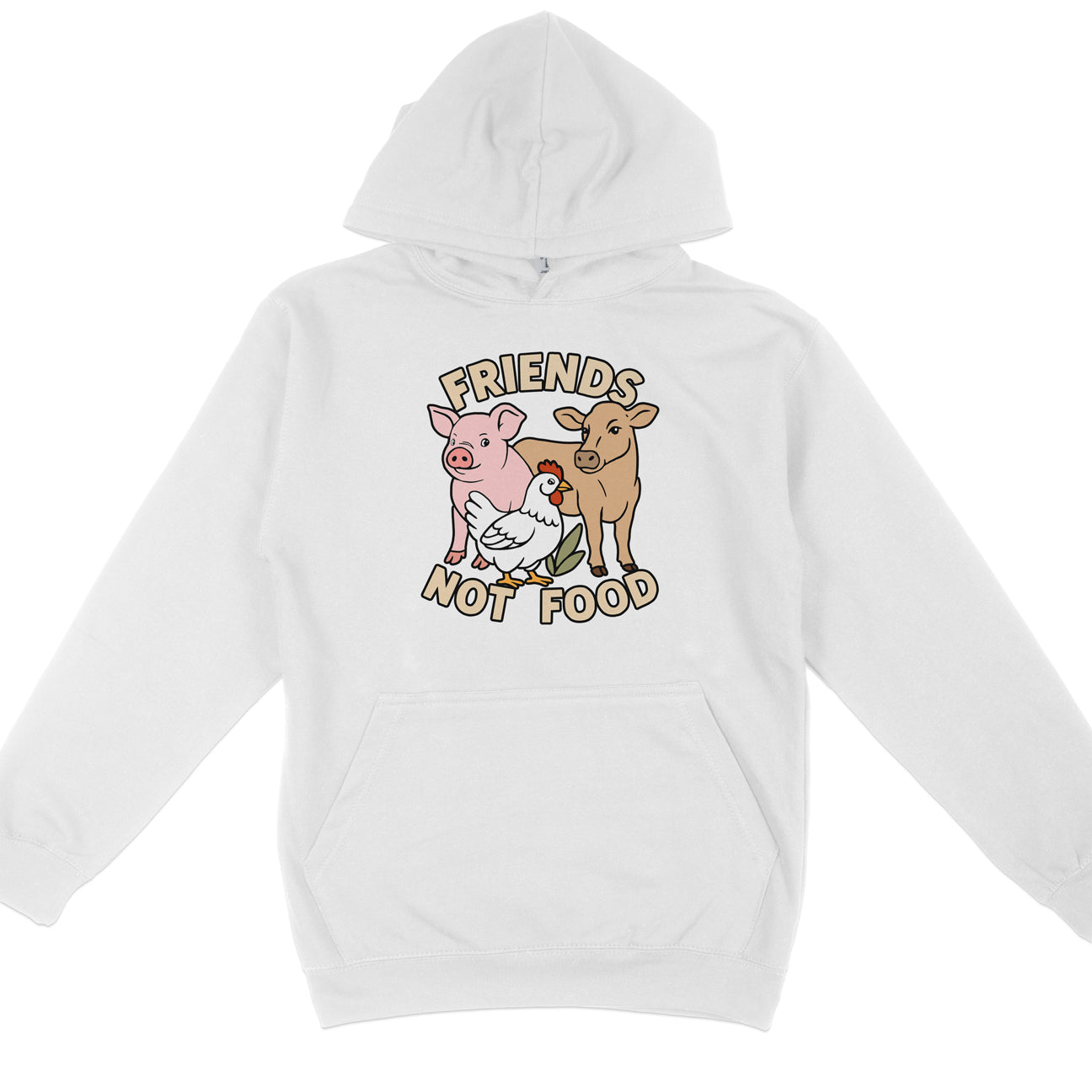 Friends Not Food Earthlings Hoodie
