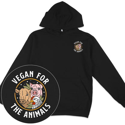 Vegan For The Animals Earthlings Hoodie