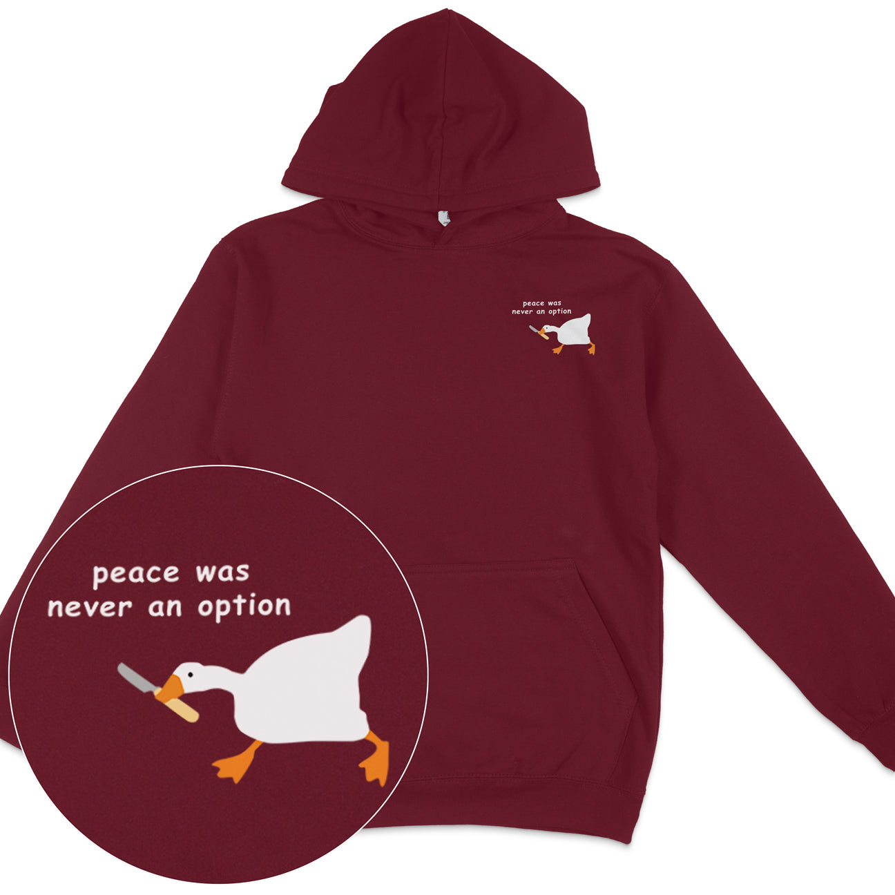 Peace Was Never An Option Hoodie