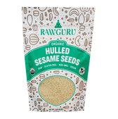 RawGuru Organic Hulled Sesame Seeds - 16 oz - Vegan America