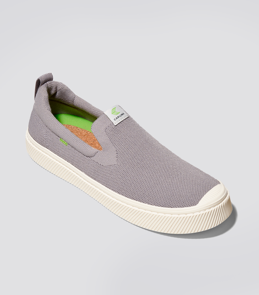 IBI SLIP-ON Light Grey Knit Sneaker Women