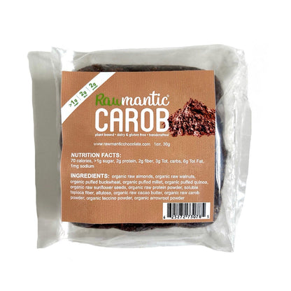 Vegan Carob Mini Protein Bar. Pack of 20