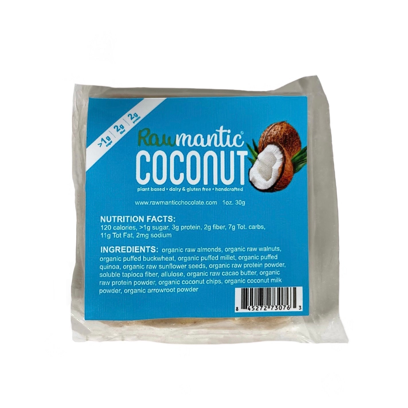 Coconut Mini Vegan Protein Bar. Pack of 20