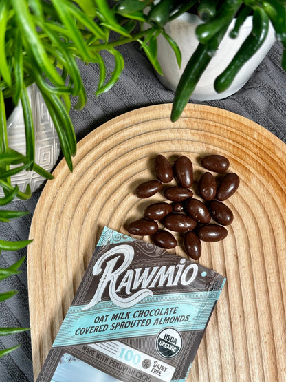 Oat Milk Chocolate Covered Sprouted Almonds - Vegan America