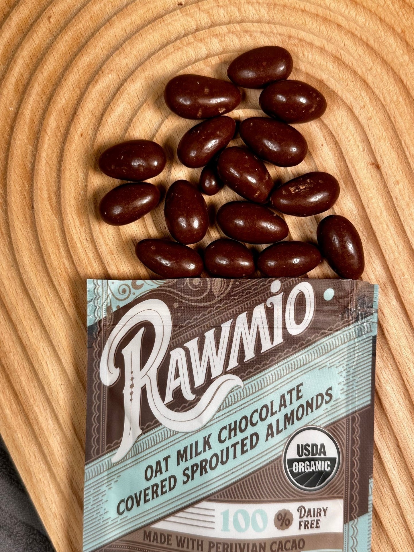 Oat Milk Chocolate Covered Sprouted Almonds - Vegan America